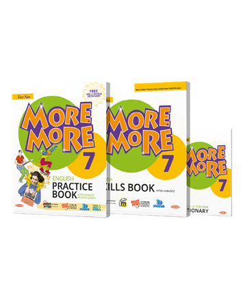 Resim Kurmay ELT More and More English 7 Practice Book Skills Book Dictionary