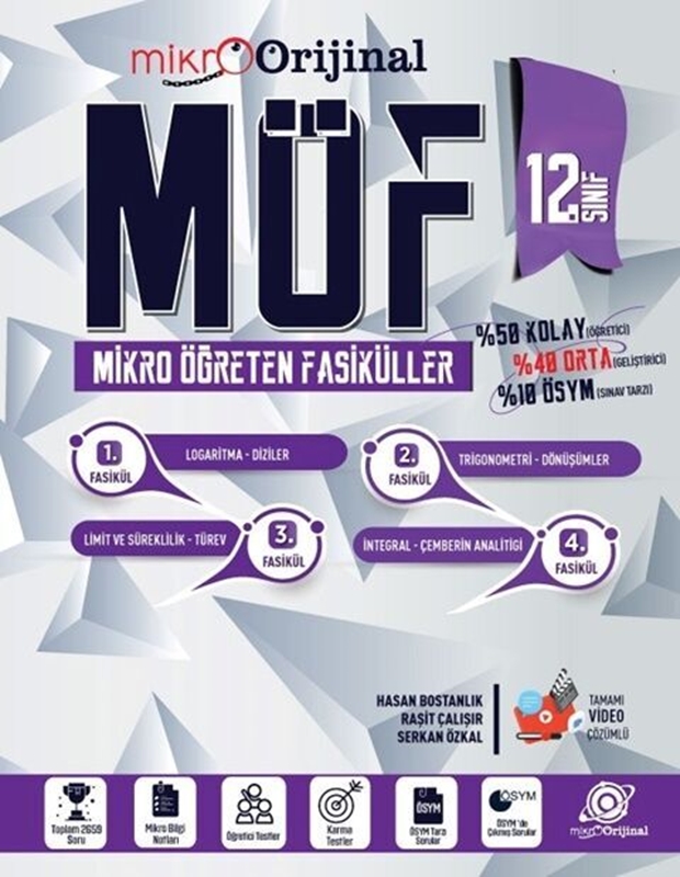 resm Orijinal Mikro 12. Sınıf Matematik MÖF Mikro Öğreten Fasiküller