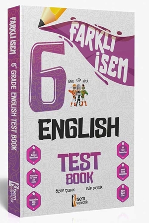 Resim 2024 Farklı İsem 6. Sınıf İngilizce Soru Bankası İsem Yayıncılık