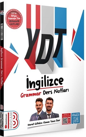 Resim Benim Hocam 2024 YDT İngilizce Grammar Ders Notları