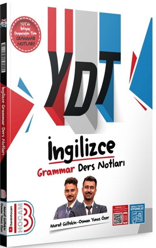 resm Benim Hocam 2024 YDT İngilizce Grammar Ders Notları