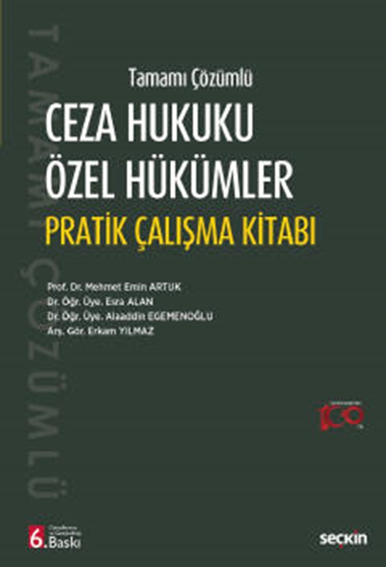 resm Ceza Hukuku Özel Hükümler Pratik Çalışma Kitabı