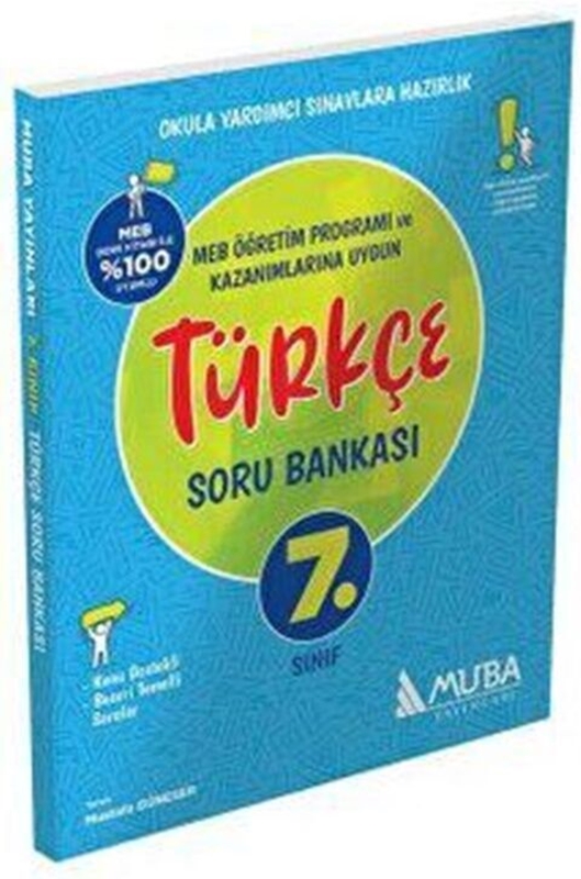 resm Muba Yayınları 7. Sınıf Türkçe Soru Bankası