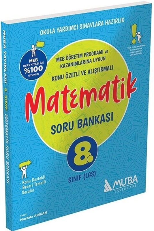 resm Muba Yayınları 8. Sınıf Matematik Soru Bankası
