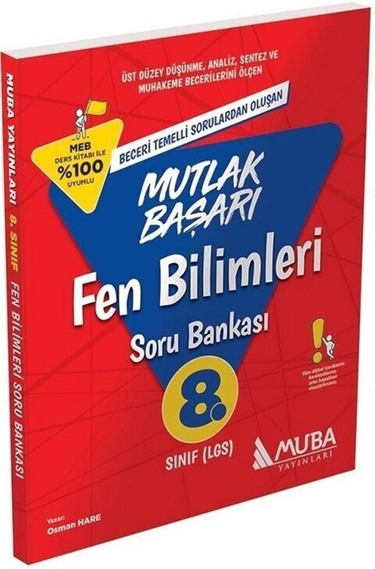 resm Muba Yayınları 8. Sınıf LGS Fen Bilimleri Mutlak Başarı Soru Bankası