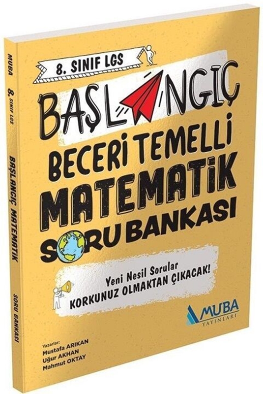 resm Muba Yayınları 8. Sınıf LGS Matematik Başlangıç Beceri Temelli Soru Bankası