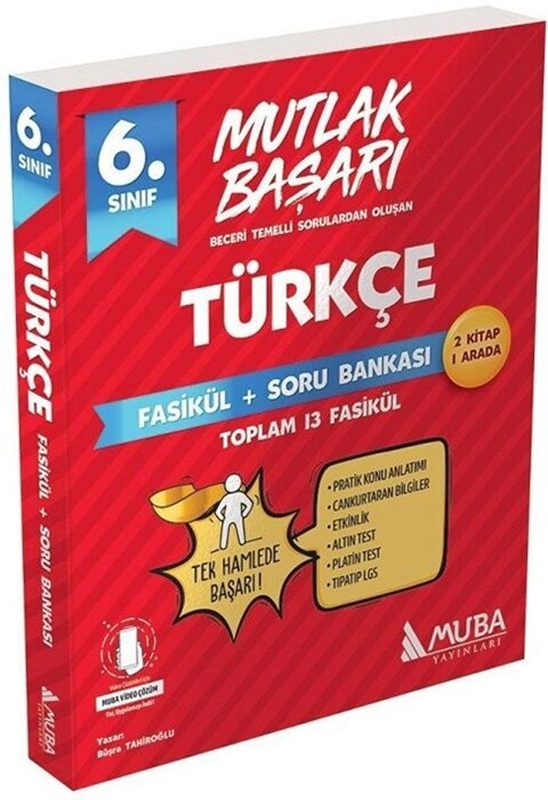 resm Muba Yayınları 6. Sınıf Türkçe Mutlak Başarı Fasikül ve Soru Bankası