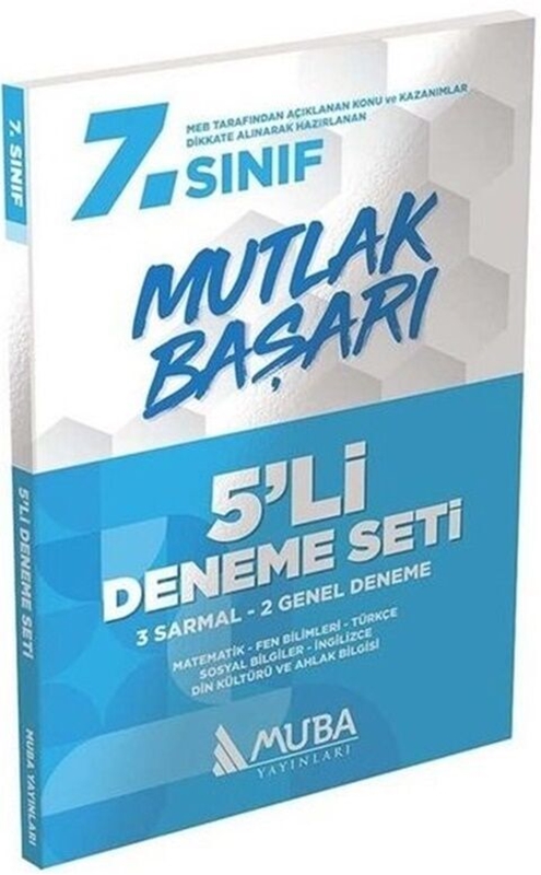 resm Muba Yayınları 7. Sınıf Mutlak Başarı 5 li Deneme Seti