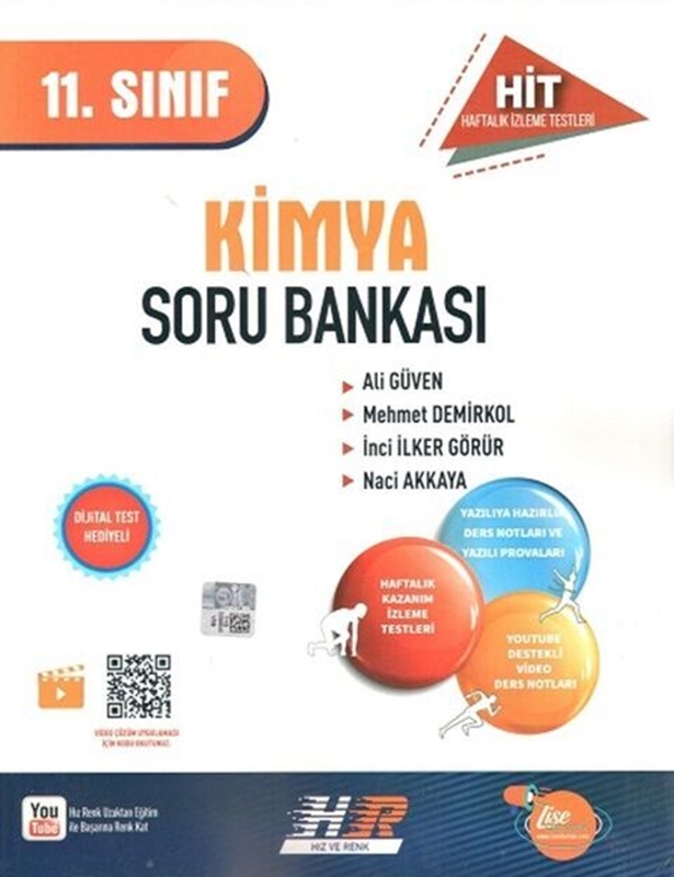 resm Hız ve Renk 11. Sınıf Kimya HİT Soru Bankası