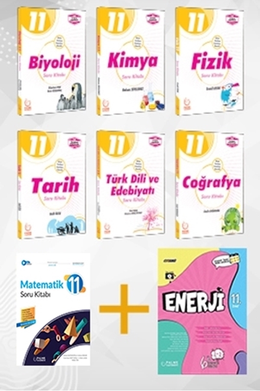 resm 11. Sınıf Tüm Dersler Soru Kitabı + 6' lı Deneme Seti