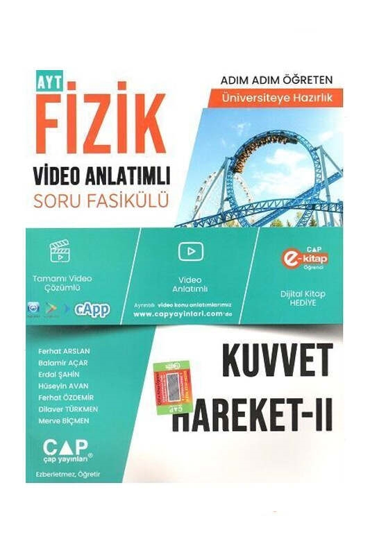 resm Çap Yayınları Kuvvet Hareket 2 Konu Anlatımlı Soru Bankası