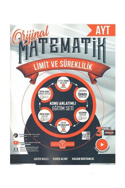resm Orjinal Yayınları 2024 AYT Matematik Limit ve Süreklilik