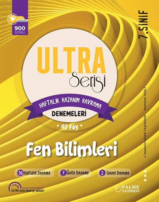resm ULTRA Serisi 7.Sınıf Fen Bilimleri Denemeleri (Haftalık Kazanım Kavrama) 45 Föy
