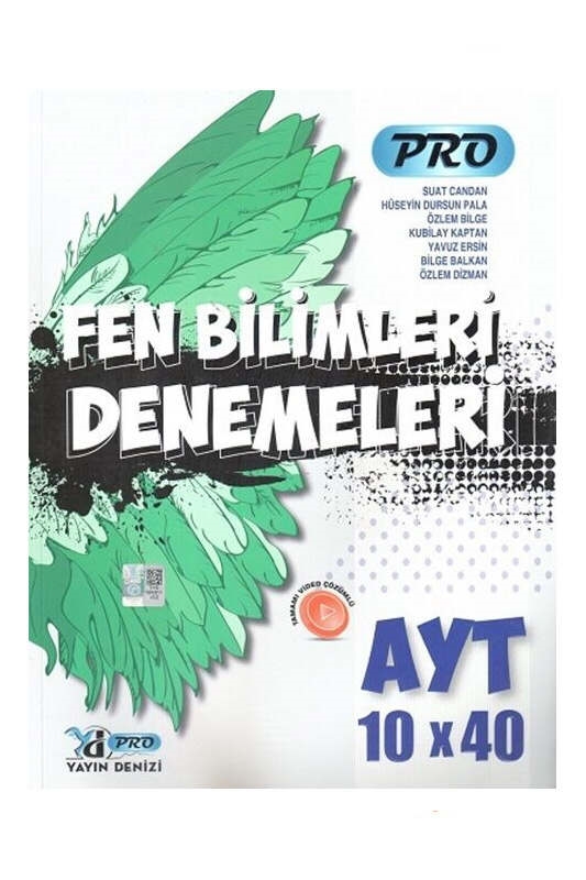 resm Yayın Denizi Yayınları 2024 AYT Fen Bilimleri Pro 10 x 40 Denemeleri