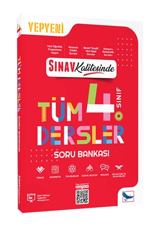 Resim Sınav Yayınları 2024 Sınav Kalitesinde 4.Sınıf Tüm Dersler Soru Bankası