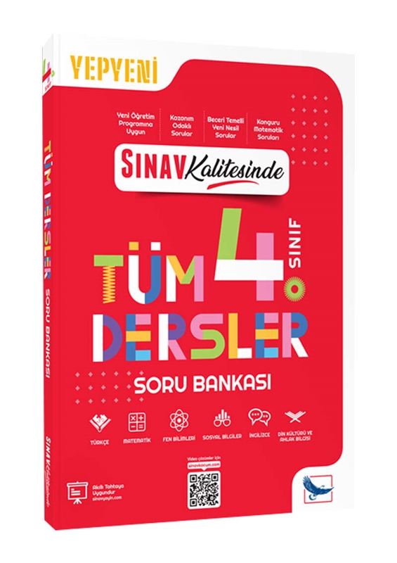 resm Sınav Yayınları 2024 Sınav Kalitesinde 4.Sınıf Tüm Dersler Soru Bankası