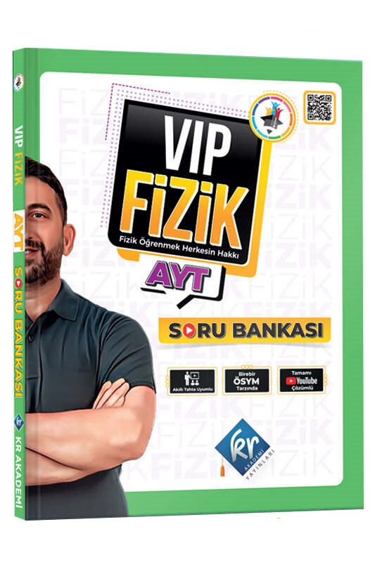 resm KR Akademi Yayınları 2024 AYT Vip Fizik Soru Bankası