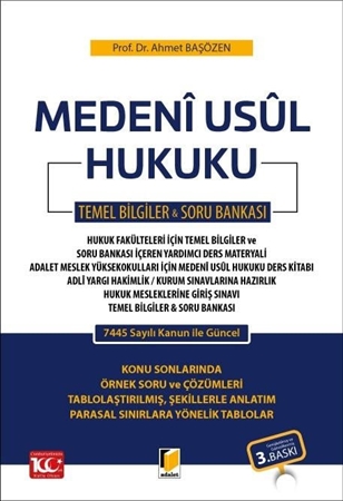 Resim Medeni Usul Hukuku Temel Bilgiler & Soru Bankası