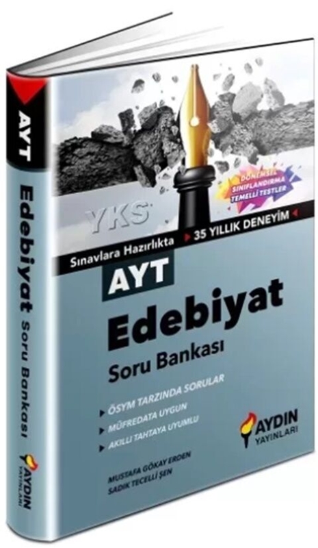 resm Aydın Yayınları AYT Edebiyat Soru Bankası