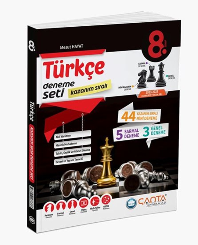 resm 8. Sınıf Türkçe Kazanım Sıralı Deneme Seti