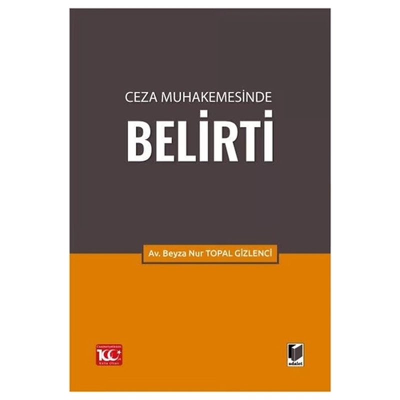 resm Ceza Muhakemesinde Belirti