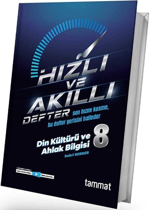 resm Tammat Yayıncılık LGS 8. Sınıf Din Kültürü ve Ahlak Bilgisi Hızlı ve Akıllı Defter