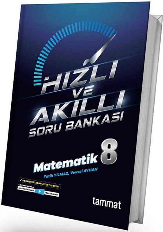 resm Tammat Yayıncılık LGS 8. Sınıf Matematik Hızlı ve Akıllı Soru Bankası