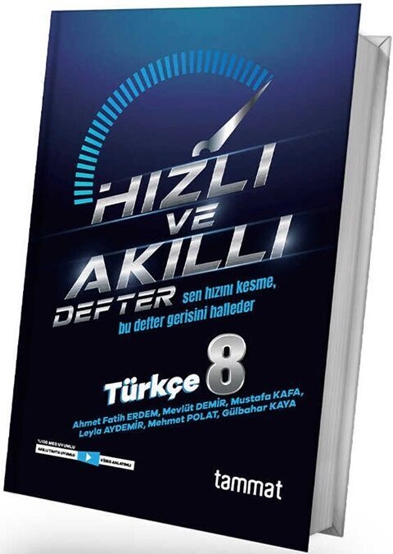 resm Tammat Yayıncılık LGS 8. Sınıf Türkçe Hızlı ve Akıllı Defter