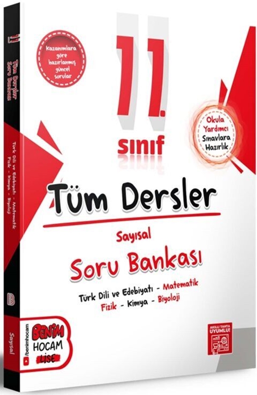 resm Benim Hocam 11. Sınıf Sayısal Tüm Dersler Soru Bankası