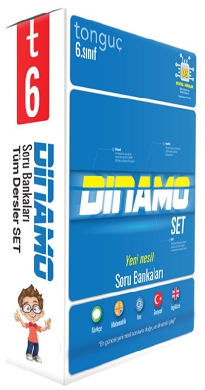 resm Tonguç Akademi 6. Sınıf Dinamo Tüm Dersler Soru Bankası Set