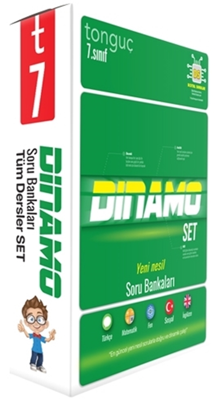 resm Tonguç Akademi 7. Sınıf Dinamo Tüm Dersler Soru Bankası Set