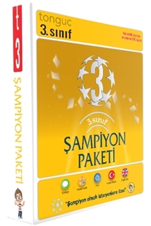 Resim Tonguç Akademi 3. Sınıf Tüm Dersler Şampiyon Paketi Set