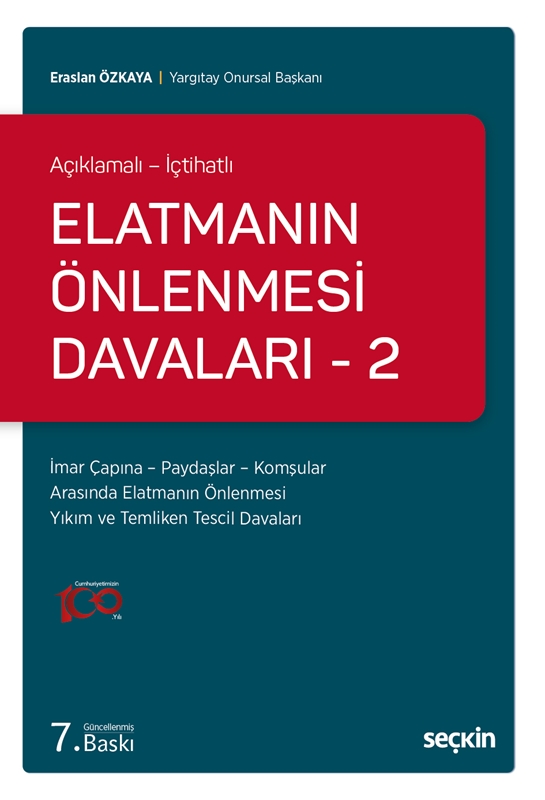 resm Açıklamalı – İçtihatlı Elatmanın Önlenmesi Davaları – 2