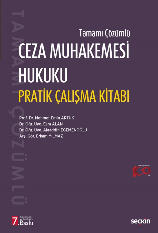 resm Tamamı Çözümlü Ceza Muhakemesi Hukuku Pratik Çalışma Kitabı