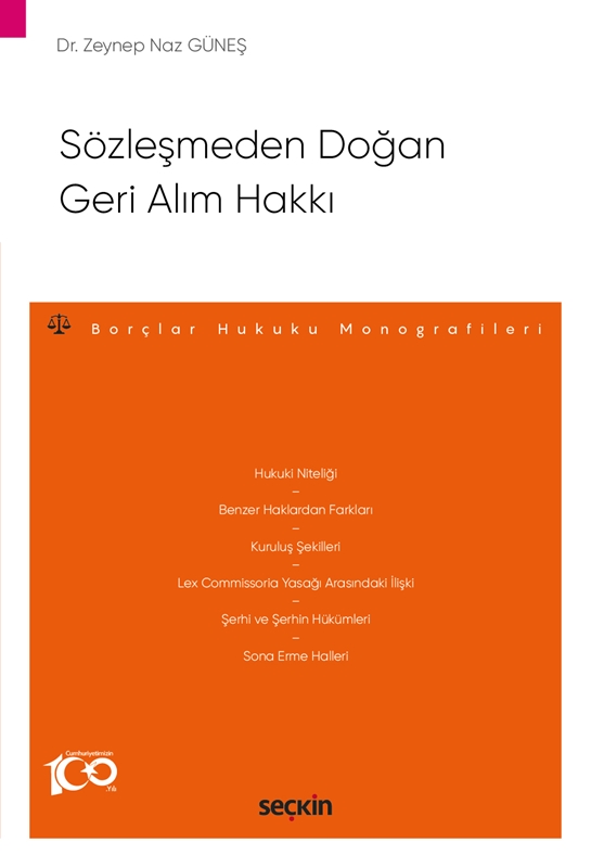 resm Sözleşmeden Doğan Geri Alım Hakkı