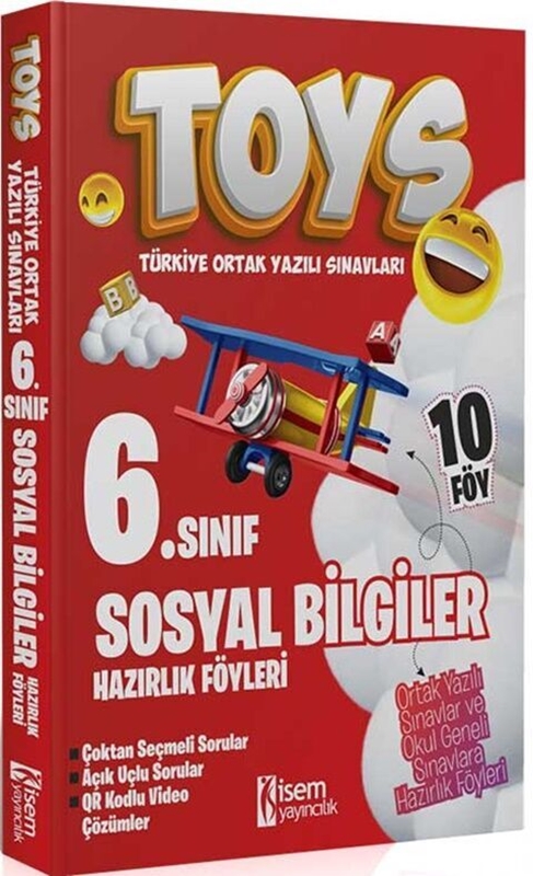 resm İsem Yayınları 6. Sınıf Sosyal Bilgiler TOYS Hazırlık Föyleri