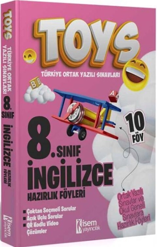 resm İsem Yayınları 8. Sınıf İngilizce TOYS Hazırlık Föyleri