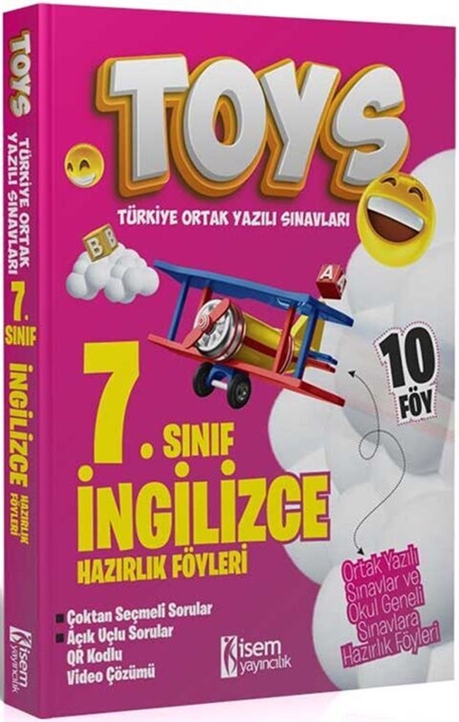 resm İsem Yayınları 7. Sınıf İngilizce TOYS Hazırlık Föyleri