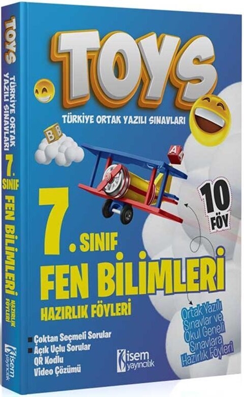 resm İsem Yayınları 7. Sınıf Fen Bilimleri TOYS Hazırlık Föyleri