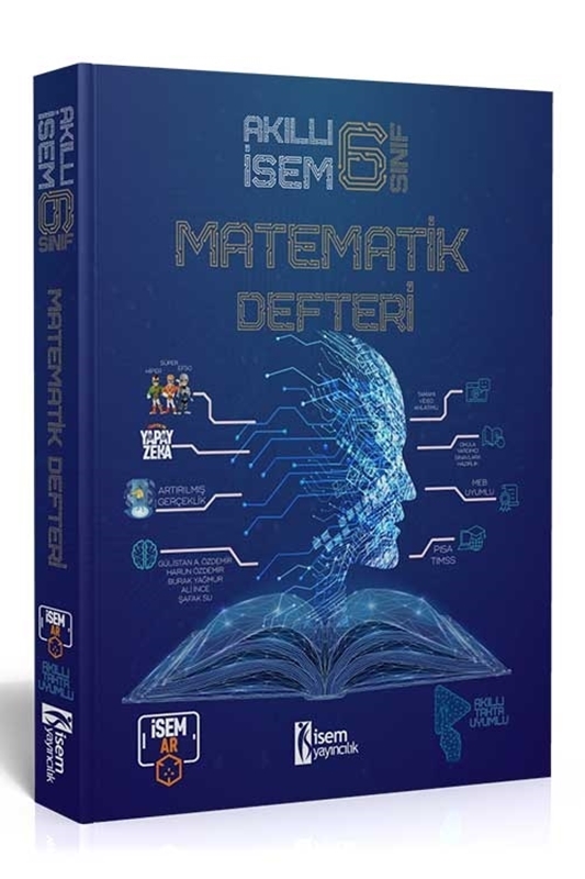 resm 2024 Akıllı İsem 6. Sınıf Matematik Defteri İsem Yayıncılık