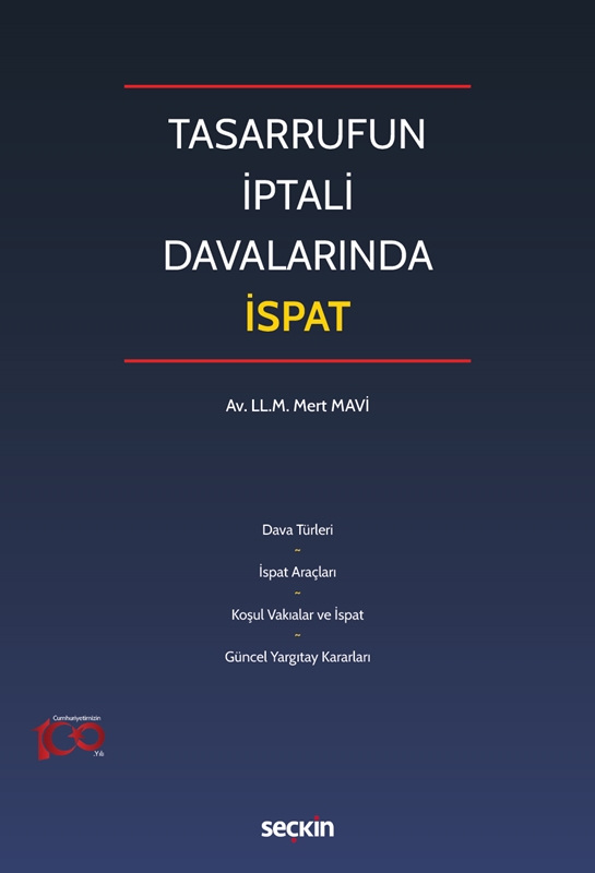 resm Tasarrufun İptali Davalarında İspat