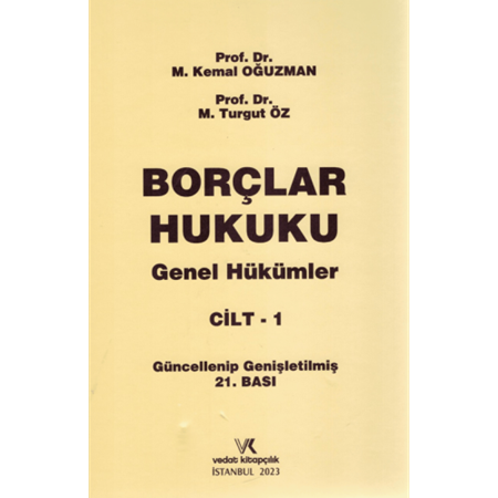 Resim Borçlar Hukuku Genel Hükümler Cilt 1