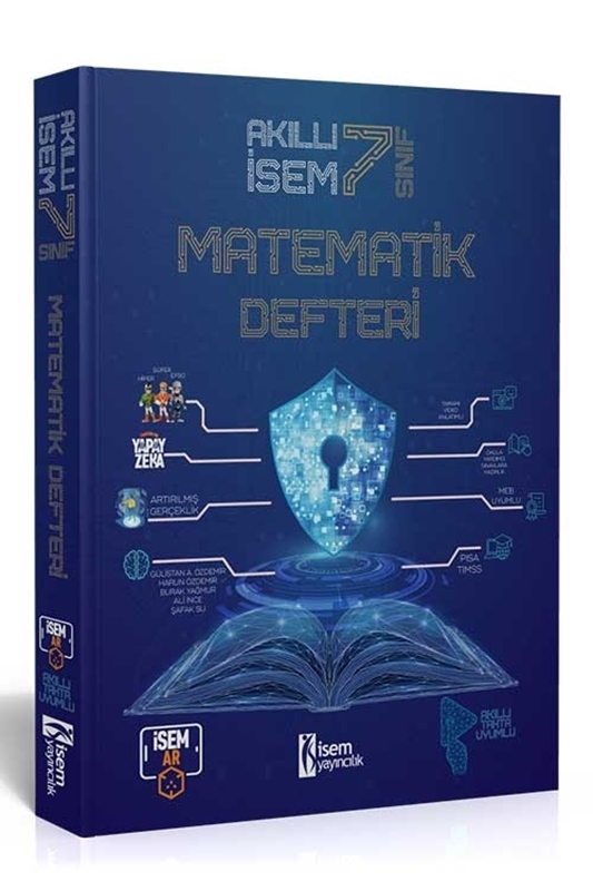 resm İsem Yayıncılık 7. Sınıf Akıllı İsem Matematik Defteri
