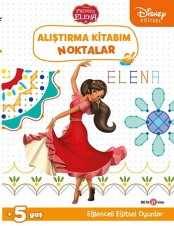 Resim Disney Eğitsel Prenses Elena Alıştırma Kitabım Noktalar