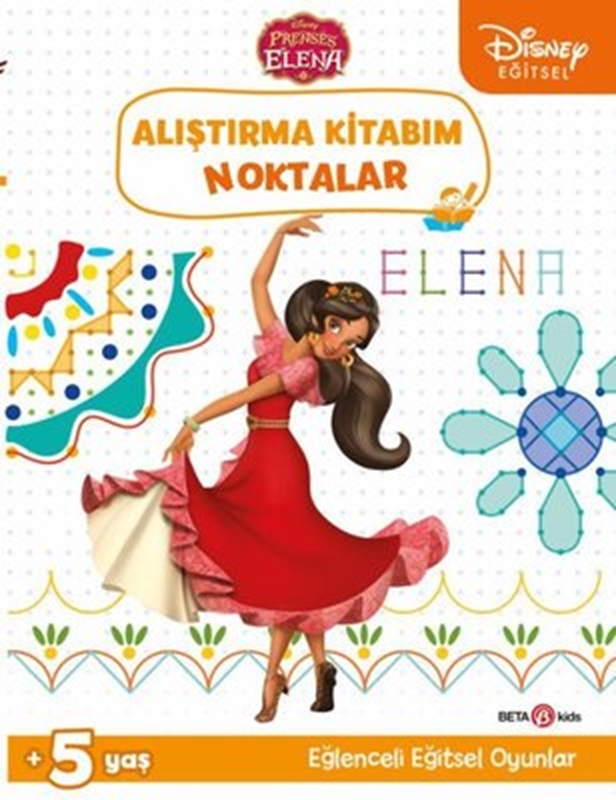 resm Disney Eğitsel Prenses Elena Alıştırma Kitabım Noktalar