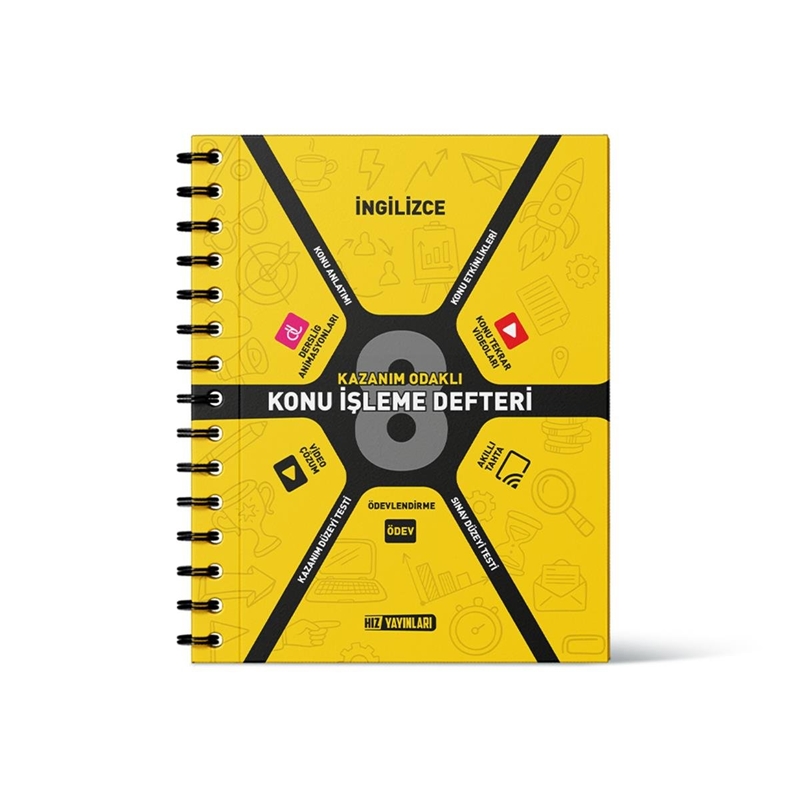 resm 8. Sınıf İngilizce Konu İşleme Defteri