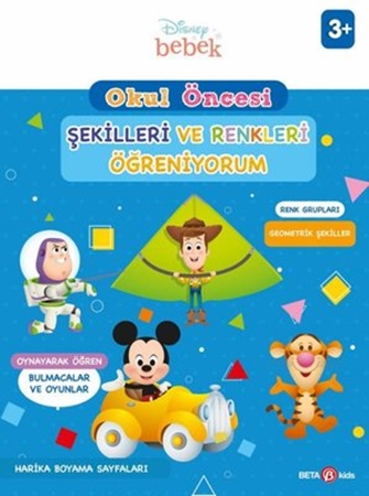 Resim Disney Eğitsel Okul Öncesi Şekilleri ve Renkleri Öğreniyorum