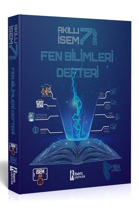 resm 2024 Akıllı İsem 7. Sınıf Fen Bilimleri Defteri İsem Yayıncılık