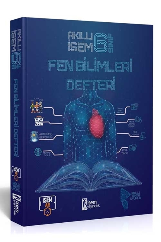 resm 2024 Akıllı İsem 6. Sınıf Fen Bilimleri Defteri İsem Yayıncılık