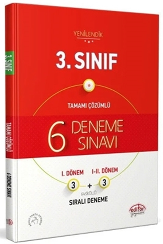 resm Editör Yayınları 3. Sınıf 6 Deneme Sınavı